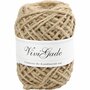 Natuurlijk Hennep Touw - Naturel Kleur - Hoge Kwaliteit & Biologisch - Geschikt voor Creatieve DIY Projecten & Tuindecoratie - 1-2 mm Dikte - 30 m - 1 Rol