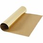 Nepleerpapier Goud - Hoogwaardig Leerpapier - Perfect voor DIY Tassen, Kleding & Creatieve Projecten - Stevig, Waterbestendig & Uniek Textuur - 49 cm x 1 m - 350 gr - 1 Rol
