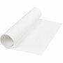 Nepleerpapier - Wit Kunstleer - DIY Creatief Papier - Voor Boeken, Schilderijen & Handwerken - Duurzaam & Sterk - Formaat 50 cm x 1 m - 350 gram - 1 rol