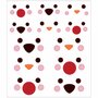 Stickers Pooldieren Ogen - Zelfklevende Stickers Met Schattige Pooldieren - DIY Knutselen, Scrapbooking & Kaarten Decoratie - 15x16,5 cm - 1 Vel