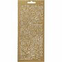 Stickers Goud - Sterren Stickers - Gouden Decoratie Stickervellen - Zelfklevende Plakstickers - Feestelijke DIY Versiering - 10x24 cm
