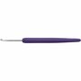 Haaknaalden Paars - Ergonomische Haaknaald - Brei- & Haakaccessoires - Kunststof Haaknaald - Haaknaald Voor Amigurumi - Lichtgewicht Haaknaald - Anti-Slip Handvat - L 13,3 cm - 3 mm - 1 Stuk