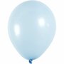 Ballonnen, lichtblauw, rond, d: 23 cm, 10 stuk/ 1 doos