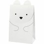 Papieren zakken wit - Cadeauzakken papier - Witte papieren zakken - DIY cadeauverpakkingen - Kleine papieren zakjes - Inpakzakken wit - 6x12x18 cm - 6 stuks