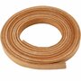 Leerband, naturel, B: 10 mm, dikte 3 mm, 2 m/ 1 doos