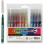 Glitterstiften - Kleurstiften Glitters - Waterbasis - Kinderen - Diverse Kleuren - Lijndikte: 2mm - 12 stuks