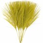 Kunstveren - Groene Polyester Veren - DIY Decoratie Veren Set - Knutselmateriaal - Hobby Veren - Creatieve Projecten - Lengte 15x8 cm - Set van 10 stuks