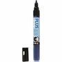 Acrylstift Blauw - Acrylmarker - Verfstift - Multi Stift - Waterbasis Tekenstift - Stift Steen Papier Canvas Glas Porselein Plastic Hout Karton Metaal - Marineblauw - Lijndikte 1-2mm - Plus Color