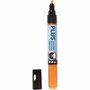 Acrylstift Oranje - Acrylmarker - Verfstift - Multi Stift - Waterbasis Tekenstift - Stift Steen Papier Canvas Glas Porselein Plastic Hout Karton Metaal - Pumpkin - Lijndikte 1-2mm - Plus Color
