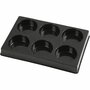 Leeg Waterverf Palet – Aquarelverf Palet – Verf Opbergpalet – Leeg Verfpalet – Palet Voor Verftabletten – Verf Organizer – Verf Opbergsysteem – Palet Voor Waterverf Tabletten – Zwart - Afm. 15x21cm