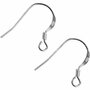 Franse Oorbelhaken - Zilveren Oorbelhangers DIY - Verzilverde Oorbelhaakjes - Oorhaken - Oorbelhangers - DIY - Zelf Oorbellen Maken - 925 Sterling Zilver - 14mm - 10 Stuks