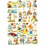 Vintage Plaatjes - Retro Kinderillustraties - DIY Scrapbook Decoratie - Poëzie Album Knipplaatjes - Creatieve Hobbybeelden - 16,5x23,5 cm - 2 vellen
