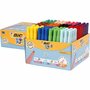 Kleurstiften - Viltstiften - Stiften Dikke Punt - Diverse Kleuren - Lijndikte: 3mm - Visa Color - 12x12 Stuks
