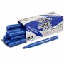 Stiften Donkerblauw - Donkerblauwe Viltstiften - Kleurstiften - Tekenstiften - Stiften Met Dikke Punt - Waterbasis - Premium Kwaliteit - Kindvriendelijke Stiften - Lijndikte 3mm - BIC Visa Color - 12