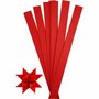 Vlechtstroken - Rood Papierstroken - DIY Papier Vlechtdecoratie Voor Creatieve Projecten - Afmetingen 73x11,5 cm - Breedte 25 mm - Set van 100 stuks