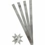 Papieren Vlechtstroken - Goud - 45 cm Lang - 10 mm Breed - 100 Stuks - Voor Gevouwen Sterren