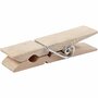 Wasknijpers - Houten Wasknijpers - Mini Knijpers - DIY Decoratie Knijpers - Voor Papier En Textiel - Lengte 7,2 cm - Breedte 2 cm - Set van 10 Stuks