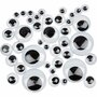 Wiebelogen - Hobby Wiebelogen - Knutselogen - Voor Creatieve Projecten - Diverse Groottes (4-20 mm) - DIY Ogen Voor Figuren - Voor Kinderkunst - Set van 1100 Stuks