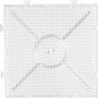 Grondplaat Voor Strijkkralen - Strijkkralenbord - Onderplaat - Groot Vierkant - Medium Strijkkralen - 15x15cm - 1 stuk
