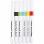 Acrylstiften - Niet Permanent - Creatieve Multi Stiften - Steen, Papier, Canvas, Glas, Porselein, Hout, Karon, Metaal - Diverse kleuren - Lijndikte 4 mm - 6 Stuks
