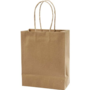 Papieren Zakken - Papieren Tas - Bruin - DIY Cadeauverpakking - Hobby Papieren Tassen Voor Decoratie - Formaat 23x18x9cm - Gewicht 125gr - Set Van 10 Stuks