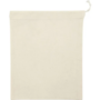 Stoffen Zak - Licht Naturel Katoenen Zak - DIY Tasjes - Decoratieve Stoffen Zakjes - 21x25 cm - Voor Cadeaus of Opbergen - 110 gr - Set van 5 Stuks