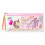 Schoolset UNICORN - Schrijfwarenset - Schrijfset - Tekenset - Back To School - Schoolbenodigdheden - Schrijven - Puntenslijper - Gum -Notitieboekje - Liniaal - 2 Potloden - Pennendoosje - Dino Dinosaurus