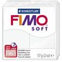 FIMO Soft Ovenhardende Boetseerklei Wit - Hobbyklei - Knutselklei - Staedtler FIMO soft - Klaar voor gebruik - Zacht en glad - Witte Klei - 57gram