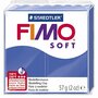 FIMO Soft Boetseerklei Brilliantblauw - Ovenhardende klei - Hobbyklei - Knutselklei - Staedtler FIMO soft - Klaar voor gebruik - Zacht en glad - Heldere Blauwe Klei - 57gram