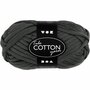 Textielgaren - Handwerkgaren - Duurzaam Garen Voor DIY & Mode - Breigaren - Hobby Garen - Kleur: Donkergrijs - Extra Sterk & Hoogwaardig - 45m - 100gr - 1 Bol