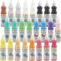 Raamverf - Verf Voor Ramen - Raamdecoratie - Verf Op Waterbasis - Kinderen Verf -Verschillende Kleuren - Creatieve Verf - 24 Verf Tubes - 75ml Per Tube