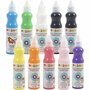 Raamverf - Verf Voor Ramen - Raamdecoratie - Verf Op Waterbasis - Kinderen Verf -Verschillende Kleuren - Creatieve Verf - 10 Verf Tubes - 75ml Per Tube
