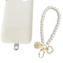 Lanyard Armband - Mobiele Telefoon Koord - Armband Met Hanger Telefoon - Telefoonhouder -  Anti Verlies - Strikje - Parels
