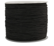 Elastisch Koord - Transparant Nylon Draad - Rekbaar Koord - DIY Koord - Elastisch Draad - Rekbaar Hobbydraad - Handwerk & Sieraden Maken - Zwart Rond Elastiek - 1mm Dikte - 250m - 1 Rol