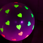 Glow In The Dark Ballonnen - Fluorescerende Ballon - Lichtgevende Ballonnen - Hartjes - Bruiloft Verjaardag Feest Decoratie - 30cm - 20 Stuks