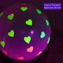 Glow In The Dark Ballonnen - Fluorescerende Ballon - Lichtgevende Ballonnen - Hartjes - Bruiloft Verjaardag Feest Decoratie - 30cm - 20 Stuks