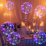 Led Light Ballonnen - Lichtgevende Ballonnen - Ballonnen Met Lampjes - Lichtballonen - Ledlampjes Ballon - Sfeervol Romantisch Bruiloft Verjaardag Feest Decoratie - Gekleurde Lampjes - 35 tot 40cm - 1
