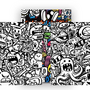 Kleurboek Monsters Graffiti - Kleurboek Volwassenen En Kinderen - Kleurplaten Monster Print - Graffiti Stijl - 22 Kleurplaten - 29x20cm