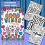Kleurboek Quotes Mandala - Mandala Kleurplaten Positieve Uitspraken - Kleurboek Volwassenen Positive Vibes - Ontspanning Mandala Patronen - Mandala Tekeningen - Creatief - 22 Kleurplaten - 29x20cm