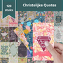 Bijbel Quotes Kaartjes - Bijbelkaartjes - Mini Kaartjes Christelijke Teksten - Kleine Inspirerende Kaartjes Geloof - Kleine Positieve Kaartjes Met Bijbel Teksten - Geloof Hoop Bemoedigings Kaartjes 