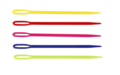 Garennaald, diverse kleuren, L: 7 cm, 5 stuk