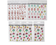 Glitter Stickers - Zelfklevende Feestelijke Stickers - Glinster Plakstickers - Luxe Knutsel & Decoratie - DIY Scrapbooking Stickers - Glanzende Plakstickers - 12 Vel