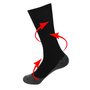 Thermo sokken  Winter sokken  Zelf Opwarmende sokken  Verwarmde sokken  Outdoor sokken  Anti-slip sokken  Ski sokken  Thermische sokken dames  Zwart - Mt 35 tm 39