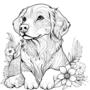 Kleurboek Honden  Kleurboek met Hondenprints  Kleurboek Volwassenen Honden  Kleurboek Kinderen Honden  DIY Kleurboek Honden  Relax Kleurboek Honden   Colorbook Dogs - 20x20cm - 22 Kleurplaten