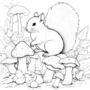 Kleurboek Bos  Kleurboek Bosplaatjes En Bosdieren  Kleurboek Natuur  Bos Kleurboek  Relax Kleurboek Bos  Enkelzijdige Kleurplaten  Bosdieren Kleurplaten  Fantasie Kleurplaten - 20x20cm - 22 Tek