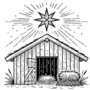 Kerst Kleurboek - Kleurboek Geboorte van Jezus - Bijbels Kleurboek - Kleurboek Kerstverhaal - Kleurboek Kinderen en Volwassenen - Kerstcadeau Kleurboek - Kleurboek Kerst Thema - Kleurboek Vrede en Hoop