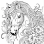 Paarden Kleurboek  Kleurboek Paarden Illustraties  Creatief Kleurboek Paarden  Paarden kleurplaten  Paarden Tekeningen  Kleurboek Kinderen & Volwassenen Paarden  Colorbook Horses - 20x20cm - 20 