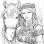 Paarden Kleurboek  Kleurboek Paarden Illustraties  Creatief Kleurboek Paarden  Paarden kleurplaten  Paarden Tekeningen  Kleurboek Kinderen & Volwassenen Paarden  Colorbook Horses - 20x20cm - 20 