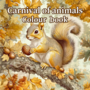 Kleurboek Eekhoorns  Natuur Kleurboek  Creatief Kleurboek Natuur  Eekhoorn Kleurboek  Kinderen en Volwassenen  Colorbook Squirrels  20x20cm  20 Tekeningen
