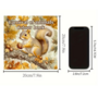 Kleurboek Eekhoorns  Natuur Kleurboek  Creatief Kleurboek Natuur  Eekhoorn Kleurboek  Kinderen en Volwassenen  Colorbook Squirrels  20x20cm  20 Tekeningen